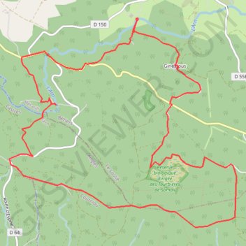 Itinéraire Croix du Bessou - Moulin de Vergougnac, distance, dénivelé, altitude, carte, profil, trace GPS