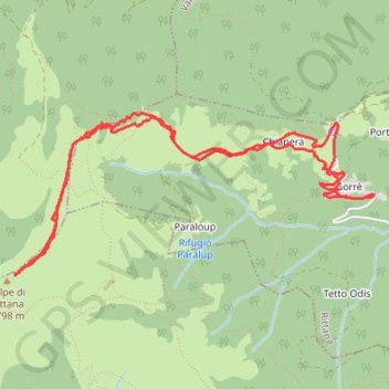 Itinéraire L'Alpe, distance, dénivelé, altitude, carte, profil, trace GPS