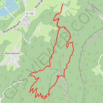 Itinéraire Sentier de la Vierge, distance, dénivelé, altitude, carte, profil, trace GPS