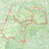 Itinéraire Périmètre UNESCO Causses et Cévennes, distance, dénivelé, altitude, carte, profil, trace GPS