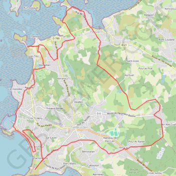 Itinéraire Toeno_17km - Trajet, distance, dénivelé, altitude, carte, profil, trace GPS