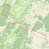 Itinéraire Fay-en-Montagne - Saint-Lothain via les Frites, distance, dénivelé, altitude, carte, profil, trace GPS