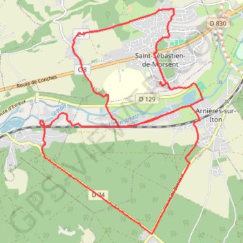 Itinéraire Circuit VTT Vallée du ITON et Alentours de Saint Sé., distance, dénivelé, altitude, carte, profil, trace GPS