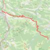 Itinéraire Foix - Montségur (Chemin des Bonshommes), distance, dénivelé, altitude, carte, profil, trace GPS