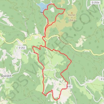 Itinéraire Les Pradeaux, distance, dénivelé, altitude, carte, profil, trace GPS