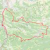 Itinéraire Carla de Roquefort en passant par le col de la Lauze, distance, dénivelé, altitude, carte, profil, trace GPS