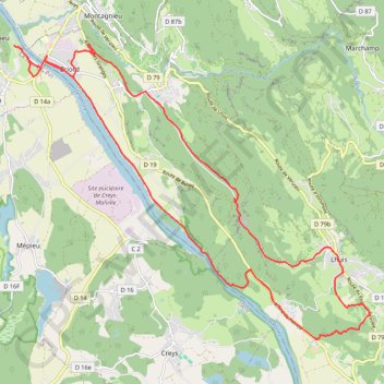 Itinéraire Le Bayard - Lhuis, distance, dénivelé, altitude, carte, profil, trace GPS