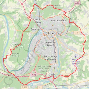 Itinéraire JÉJÉ TOUR BIS 88 Kms, distance, dénivelé, altitude, carte, profil, trace GPS