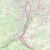 Itinéraire 24 lyon - vienne 32, distance, dénivelé, altitude, carte, profil, trace GPS