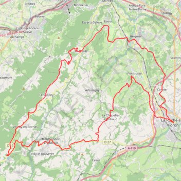 Itinéraire CHAPELLE RAMBAUD 2019, distance, dénivelé, altitude, carte, profil, trace GPS