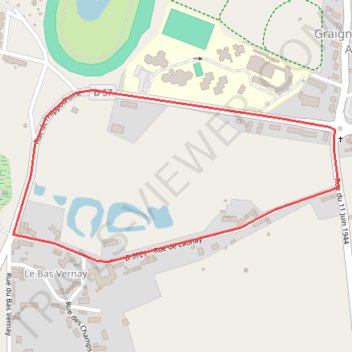 Itinéraire GRAIGNES ECOLE DE VELO, distance, dénivelé, altitude, carte, profil, trace GPS