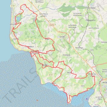 Itinéraire RIB 80km, distance, dénivelé, altitude, carte, profil, trace GPS