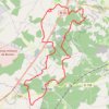 Itinéraire Bédenac 32 km 2014-09-21, distance, dénivelé, altitude, carte, profil, trace GPS