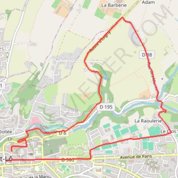 Itinéraire TM2026 CLM STLO 7,57 / 112M-23279677, distance, dénivelé, altitude, carte, profil, trace GPS
