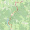 Itinéraire Circuit dans le Morvan Etape 3, distance, dénivelé, altitude, carte, profil, trace GPS