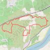 Itinéraire Les Castillones - Aramon, distance, dénivelé, altitude, carte, profil, trace GPS