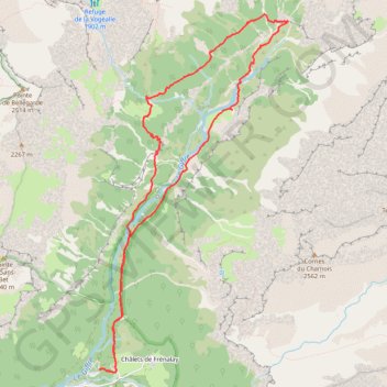 Itinéraire Rando Bout du Monde, distance, dénivelé, altitude, carte, profil, trace GPS