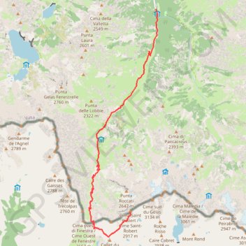 Itinéraire Saint-Robert, distance, dénivelé, altitude, carte, profil, trace GPS