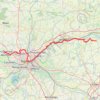 Itinéraire GR3 De La Pommeraye (Maine-et-Loire) à Saint Étienne-de-Montluc (Loire-Atlantique), distance, dénivelé, altitude, carte, profil, trace GPS