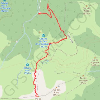 Itinéraire Pic de Paumaude, distance, dénivelé, altitude, carte, profil, trace GPS