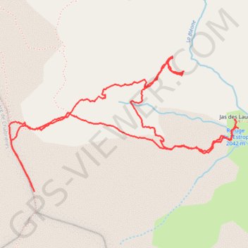 Itinéraire Rando en haute bléone, distance, dénivelé, altitude, carte, profil, trace GPS