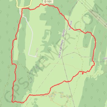 Itinéraire Boucle du Retord, distance, dénivelé, altitude, carte, profil, trace GPS