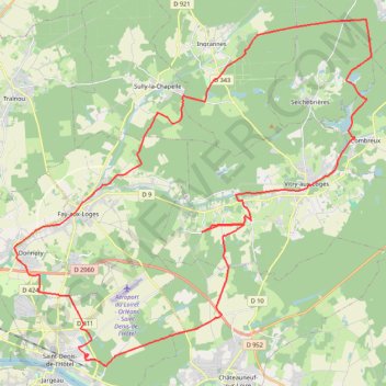 Itinéraire Virade de l'Espoir - Le Belvédère des Caillettes, distance, dénivelé, altitude, carte, profil, trace GPS
