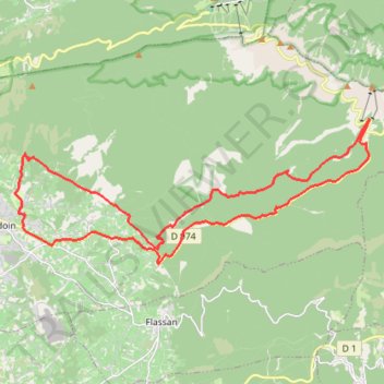 Itinéraire 456070, distance, dénivelé, altitude, carte, profil, trace GPS