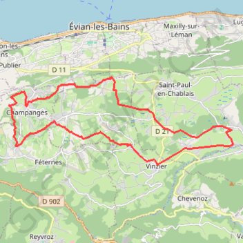 Itinéraire La verte de Gavot, distance, dénivelé, altitude, carte, profil, trace GPS