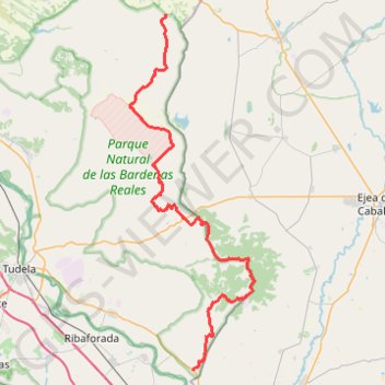 Itinéraire BTT Gran Bardena - Extreme Bardenas, distance, dénivelé, altitude, carte, profil, trace GPS