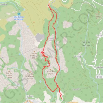 Itinéraire Gorges de Madale, distance, dénivelé, altitude, carte, profil, trace GPS