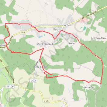 Itinéraire track, distance, dénivelé, altitude, carte, profil, trace GPS