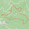 Itinéraire Sidobre - Rocs de Crémaussel, distance, dénivelé, altitude, carte, profil, trace GPS