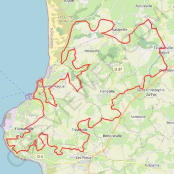 Itinéraire Rando des Caps, distance, dénivelé, altitude, carte, profil, trace GPS