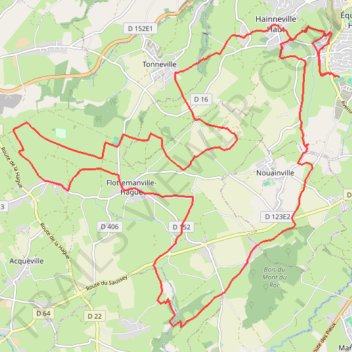 Itinéraire Boucle 30km départ Agora-13474573, distance, dénivelé, altitude, carte, profil, trace GPS