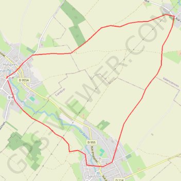 Itinéraire Vallee de la Selle, distance, dénivelé, altitude, carte, profil, trace GPS