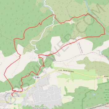 Itinéraire Le grand védi (plan d'aups), distance, dénivelé, altitude, carte, profil, trace GPS