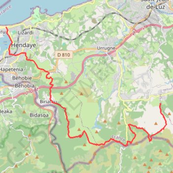 Itinéraire 1ère étape de la traversée des Pyrénées, distance, dénivelé, altitude, carte, profil, trace GPS