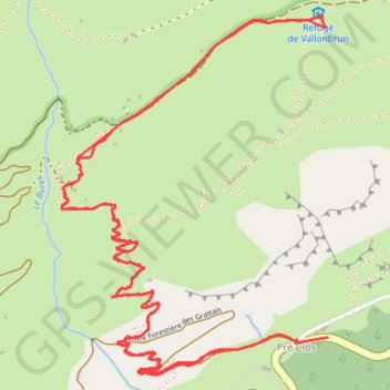 Itinéraire Vers le refuge de Vallonbrun - Bessans, distance, dénivelé, altitude, carte, profil, trace GPS