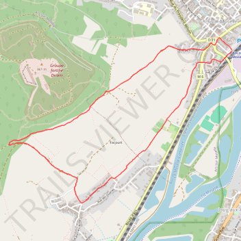 Itinéraire Ars-Gare_Ancy_Pierre-Qui-Tourne, distance, dénivelé, altitude, carte, profil, trace GPS