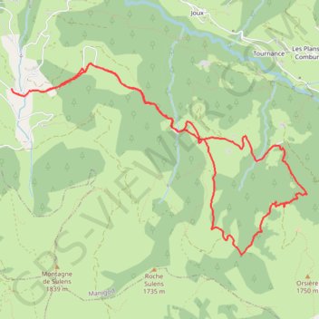 Itinéraire Vers Orsière, distance, dénivelé, altitude, carte, profil, trace GPS