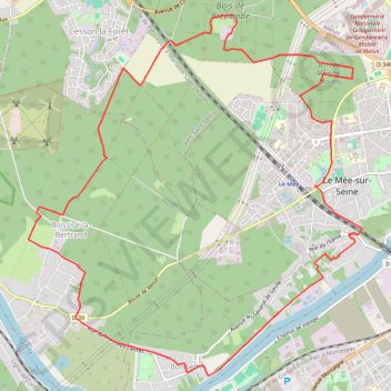 Itinéraire Forêt de Bréviande, distance, dénivelé, altitude, carte, profil, trace GPS