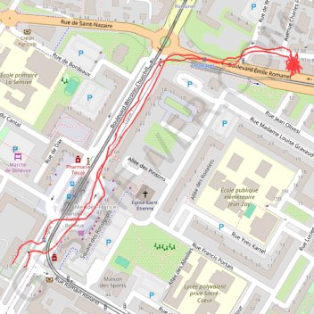 Itinéraire Zepp, distance, dénivelé, altitude, carte, profil, trace GPS