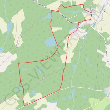 Itinéraire Langesse 45, distance, dénivelé, altitude, carte, profil, trace GPS