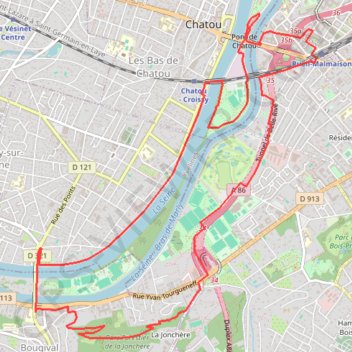 Itinéraire La grenouillère, distance, dénivelé, altitude, carte, profil, trace GPS