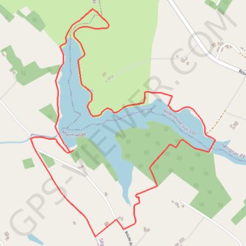 Itinéraire Les Graoussettes, un lac d'irrigation et de loisirs - Ségalas, distance, dénivelé, altitude, carte, profil, trace GPS