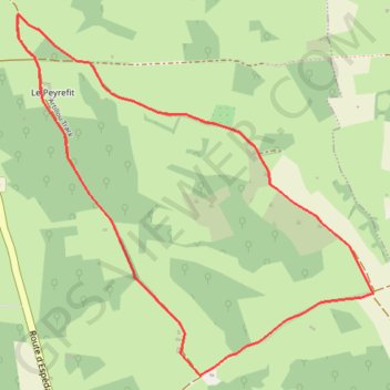 Itinéraire Espedaillac (Lot), distance, dénivelé, altitude, carte, profil, trace GPS