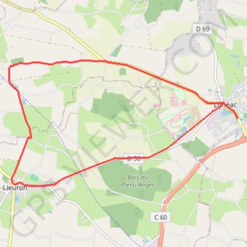 Itinéraire 2014-01-05_084851, distance, dénivelé, altitude, carte, profil, trace GPS