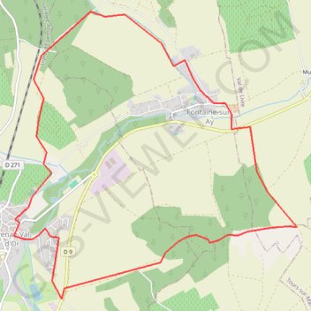 Itinéraire Avenay le mont aigu, distance, dénivelé, altitude, carte, profil, trace GPS