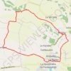 Itinéraire Un tour à Boulaur par Saramon, distance, dénivelé, altitude, carte, profil, trace GPS